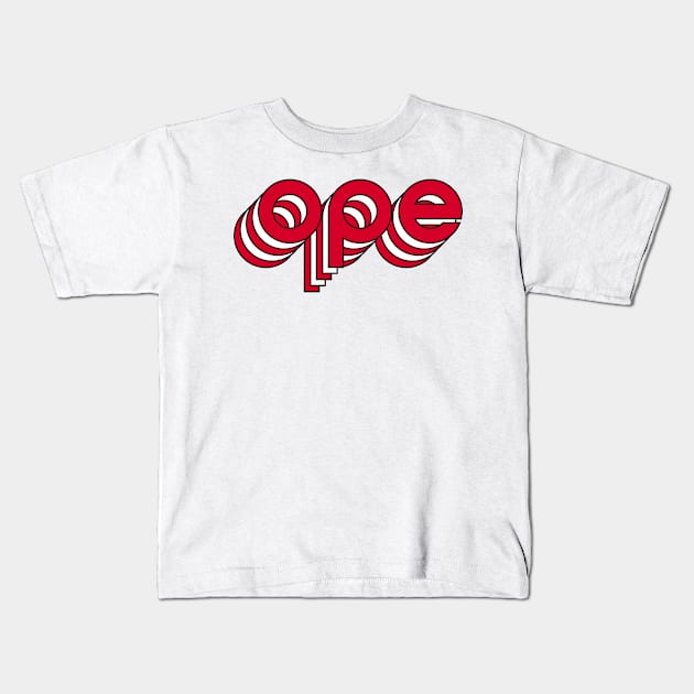 Ope - Let's Go Badgers! Kids T-Shirt by ope-store